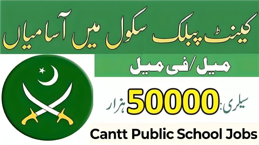 Teaching jobs for females in Mangla 2025