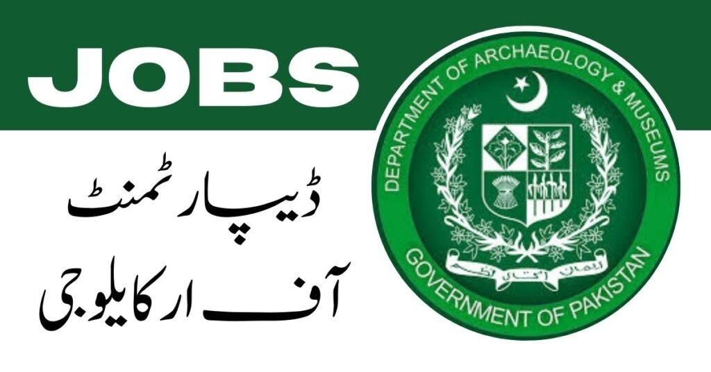 Official advertisement for Archaeology & Museums Department KPK Jobs 2025

