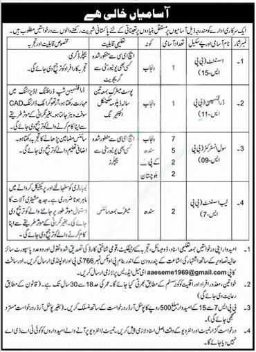 PO Box 766 Rawalpindi Jobs Advertisement 2025