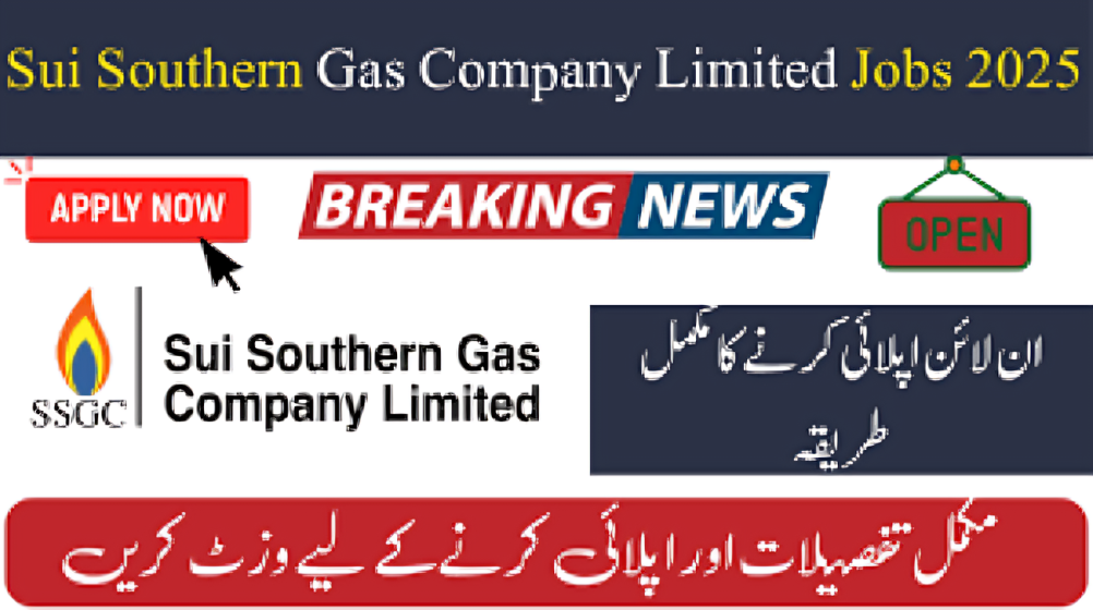 Sui Southern Gas Company job vacancies May 2025