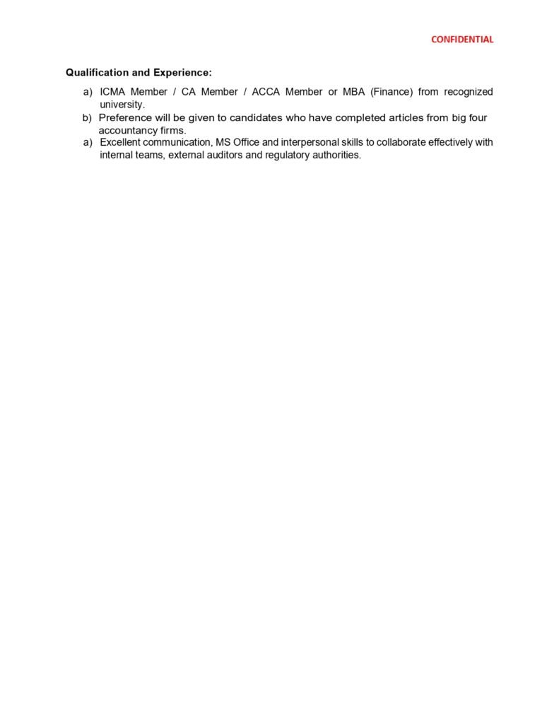 Official NDRMF Jobs Advertisement for Assistant Manager Internal Audit