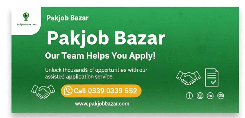 Pakjob Bazar – Our Team Helps You Apply! Unlock thousands of opportunities with our assisted application service.
