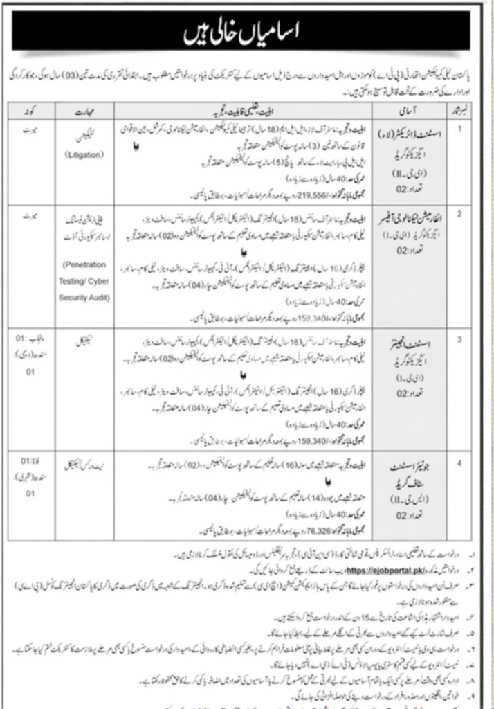 PTA Jobs 2026 advertisement