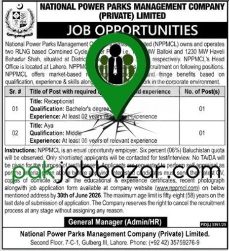 National Power Parks Management Company Jobs 2026