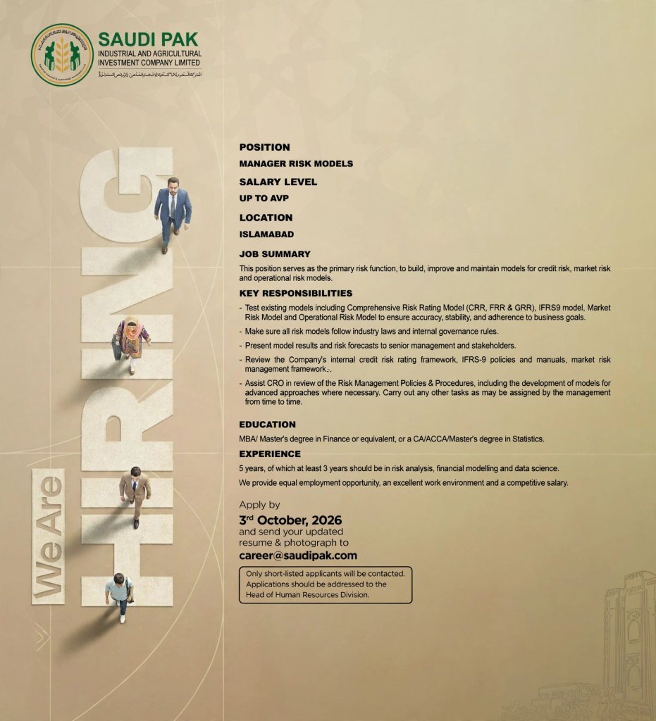 Saudi Pak Jobs 2026 advertisement 