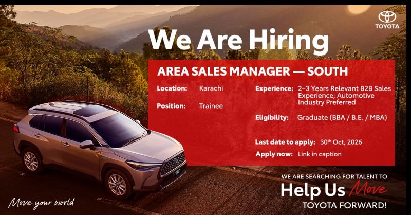 Toyota Jobs 2026 advertisement 2