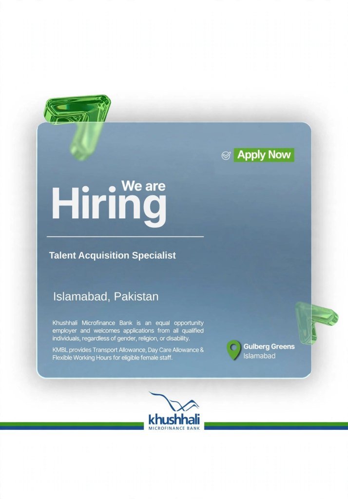Khushhali Microfinance Bank Jobs Advertisement 1