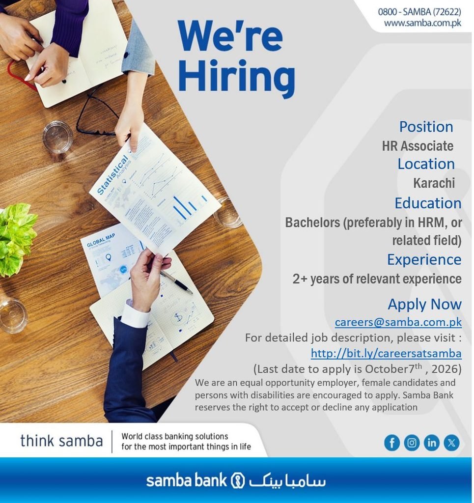Samba Bank 2026 Advertisement